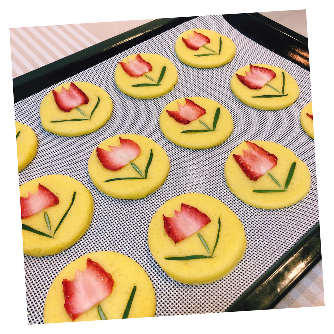 治愈系郁金香🌷曲奇饼干丨颜值与味蕾并存