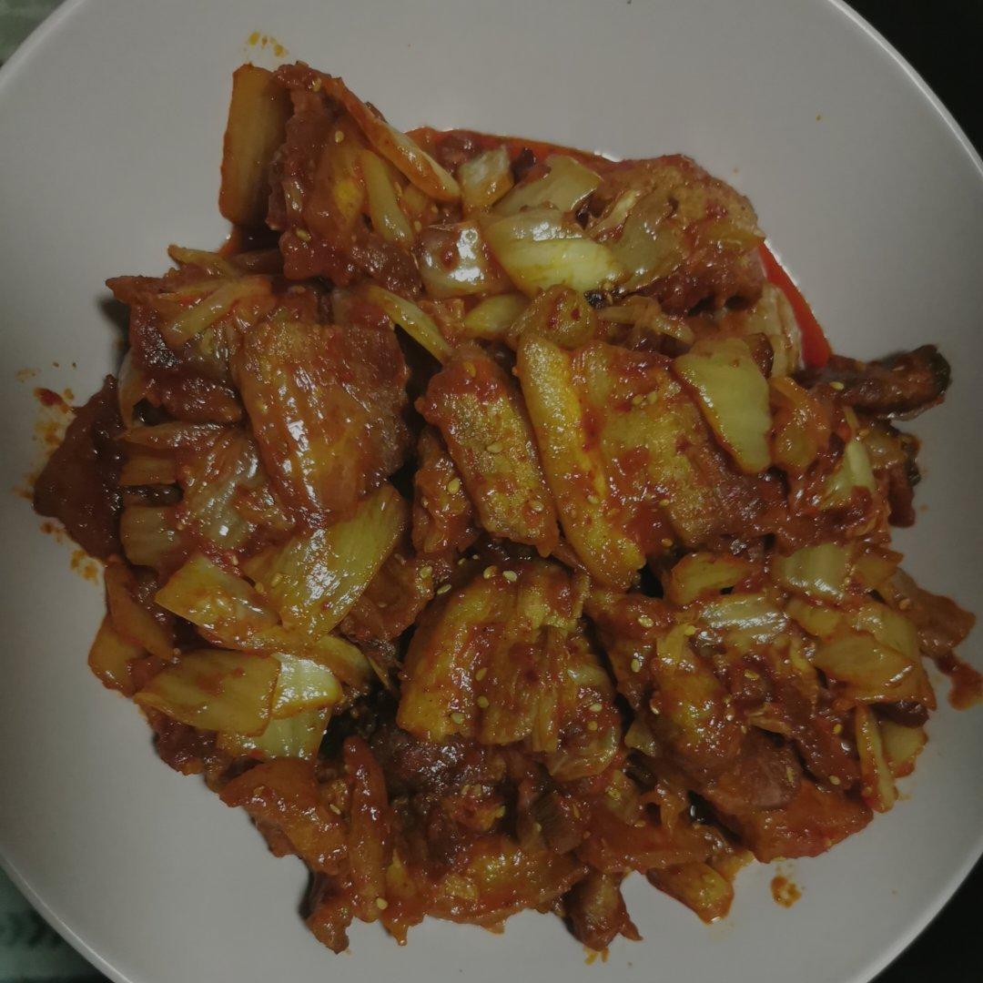 泡菜五花肉（超简单）