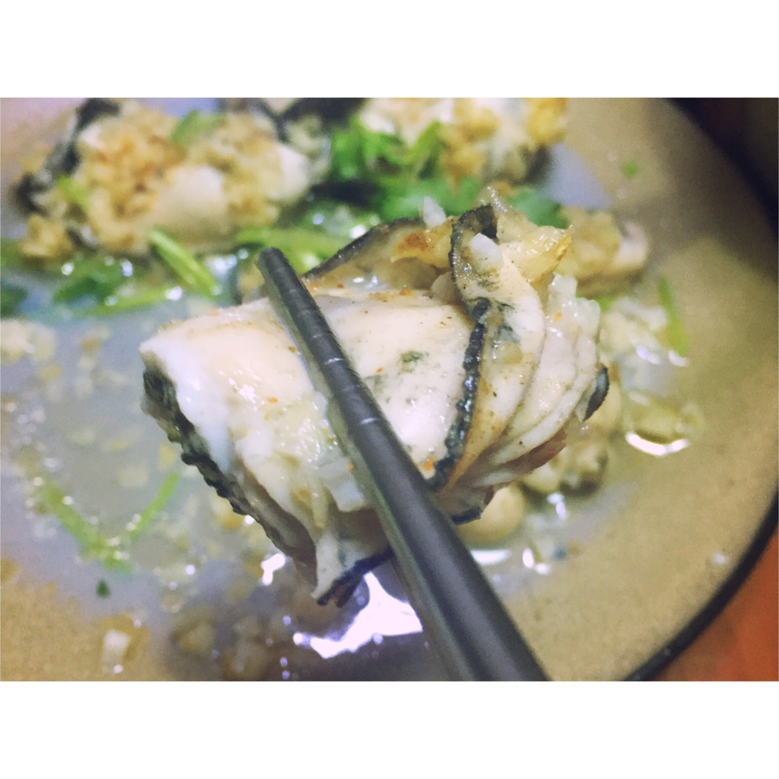 蒜茸蒸生蚝