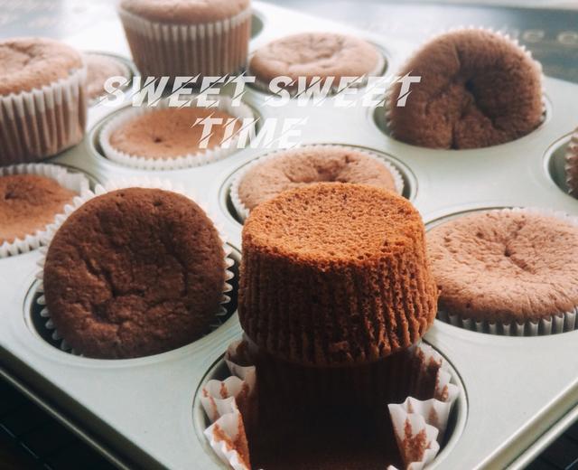 酸奶可可纸杯蛋糕的做法