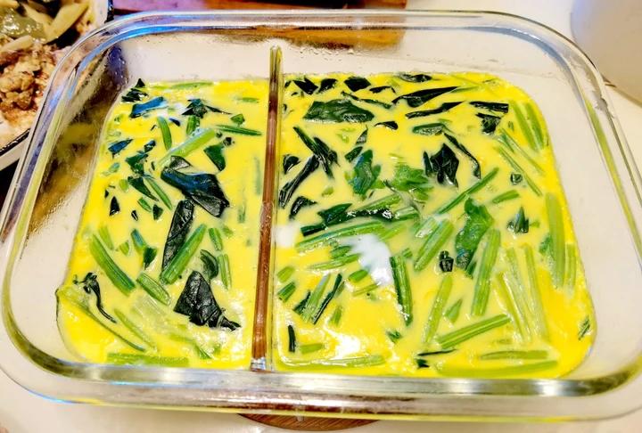 菠菜鸡蛋羹