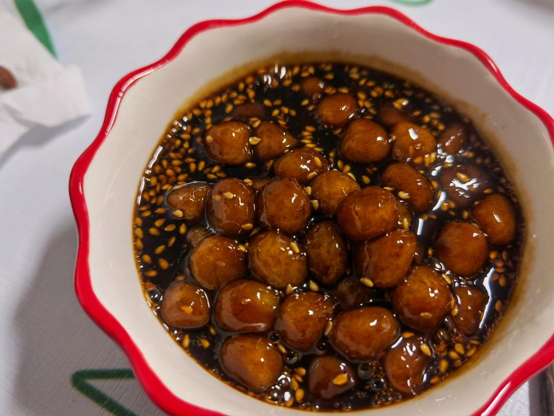 红糖糯米小圆子