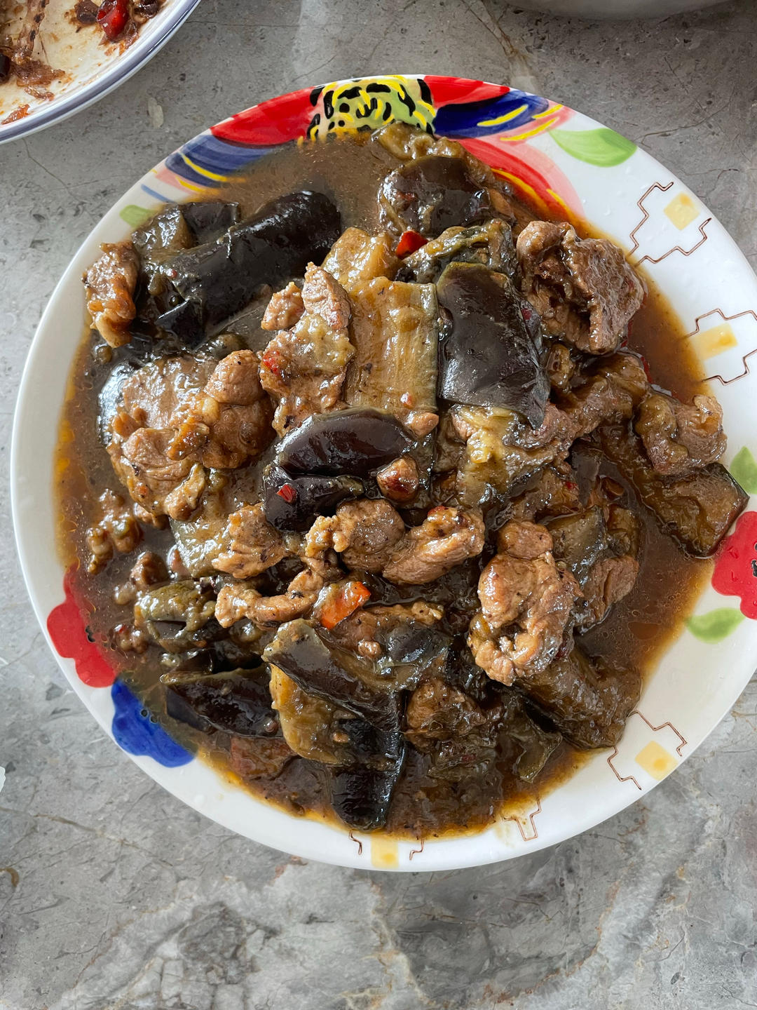 老丁的私房菜-油焖茄子