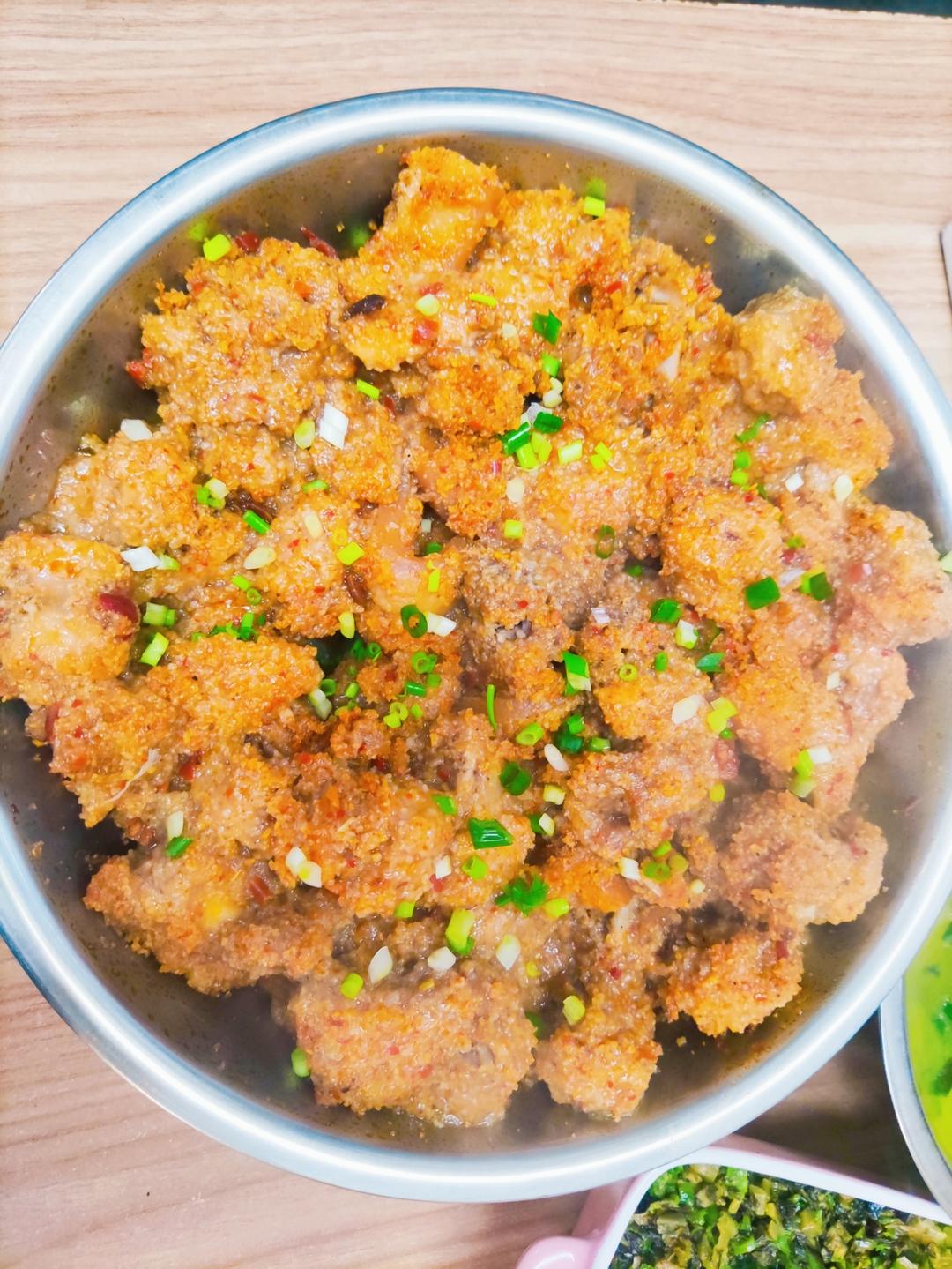 绝绝子！甩饭店几条街的粉蒸肉（粉蒸排骨）