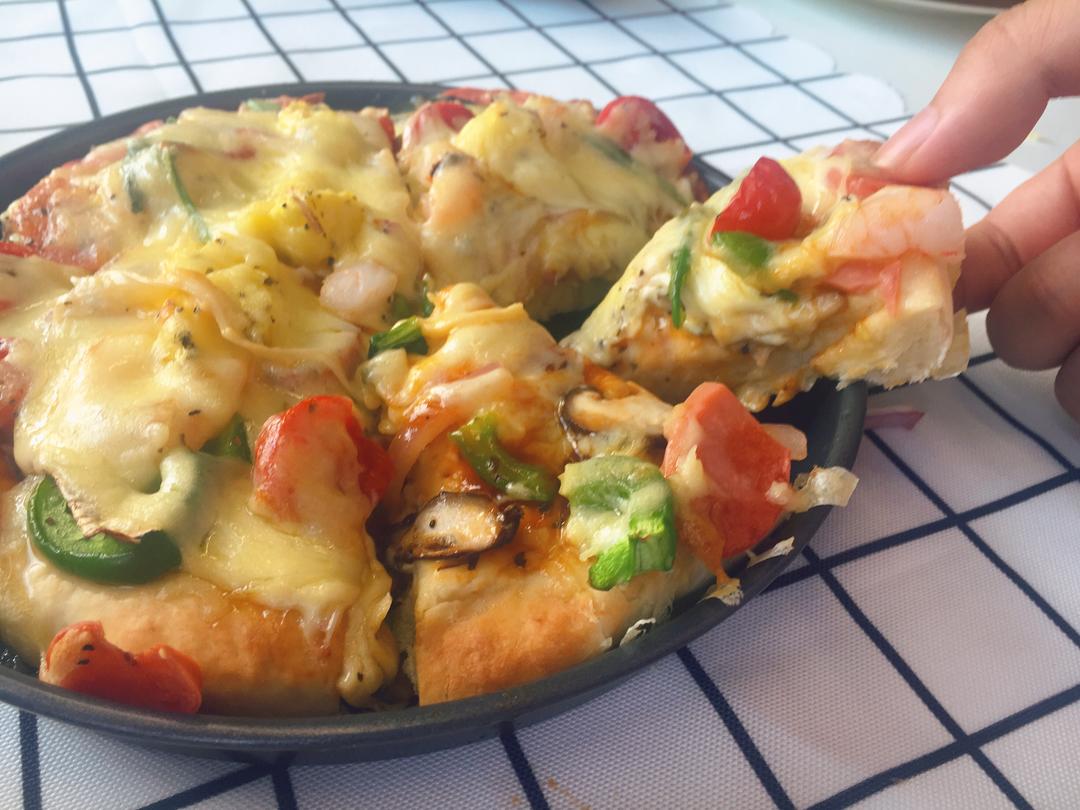 空气炸锅烤披萨