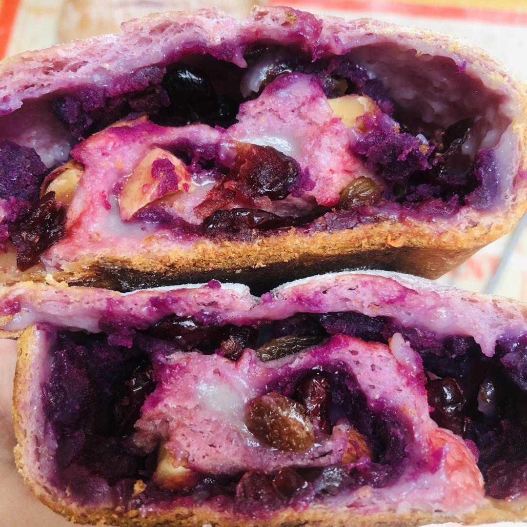 梦幻紫麻薯软欧包