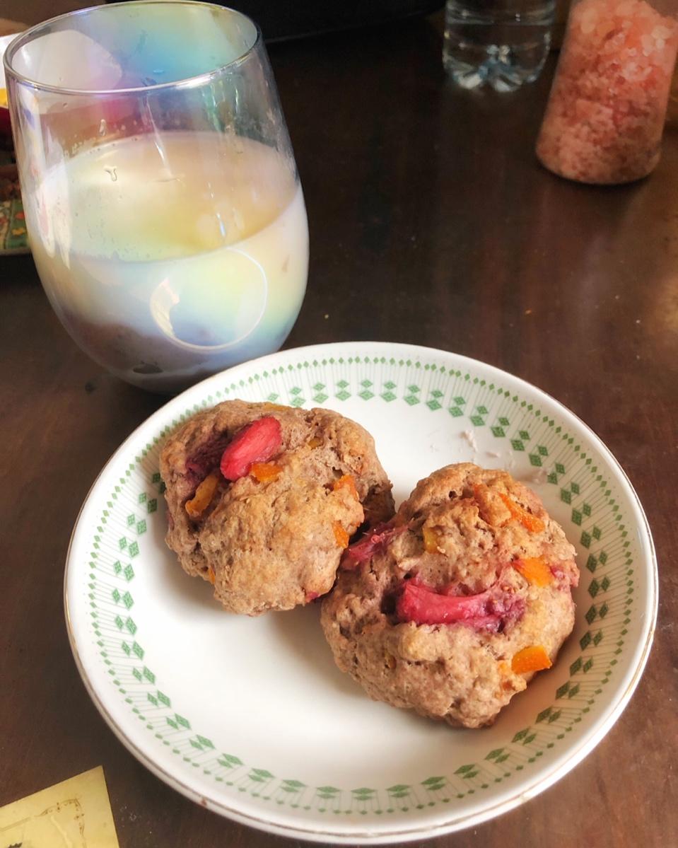 黑莓全麦早餐司康丨健康·烘焙<好好吃饭2>