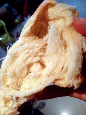 超绵软奶香老面包的做法 步骤4