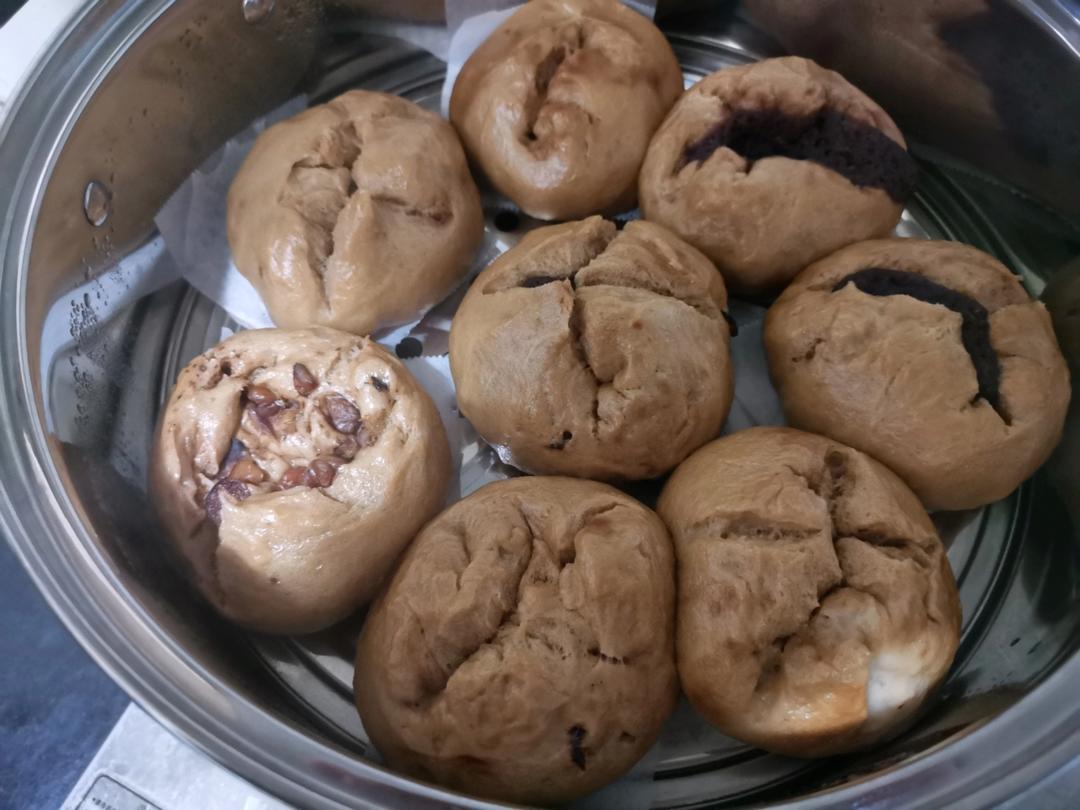 一直被模仿，从未被超越——自然开花红糖枣馒头（更加松软版）