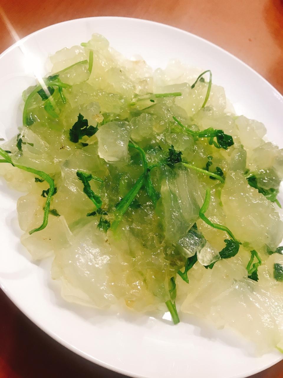 宁井峰云做的粉皮香菜