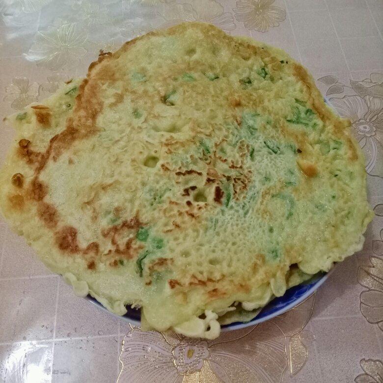 韭菜鸡蛋煎饼