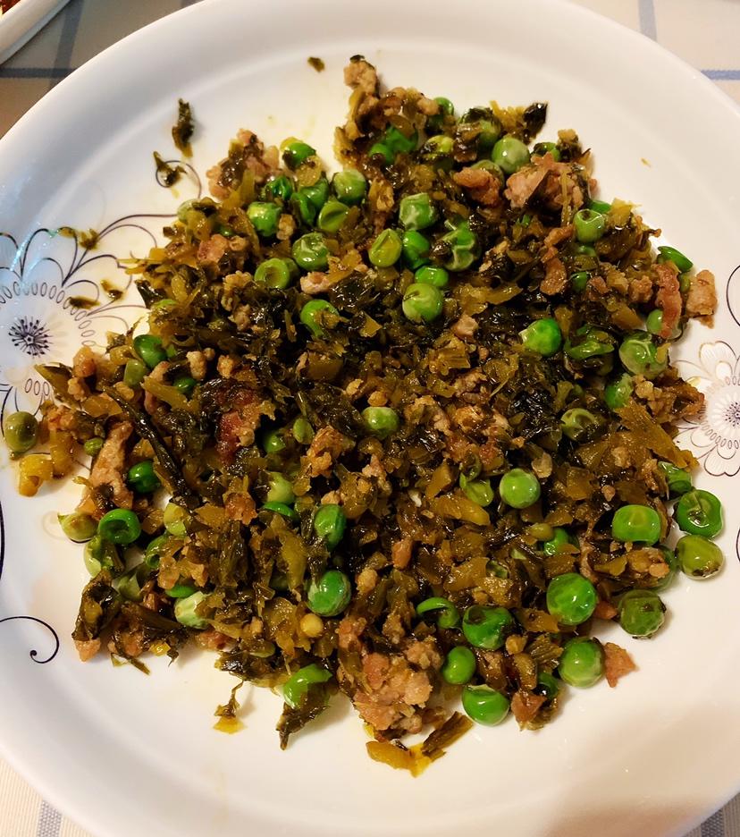 肉末炒雪菜的做法