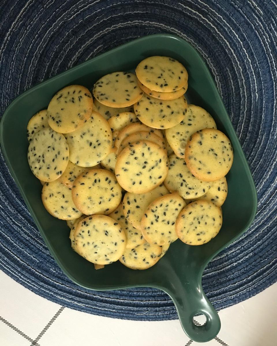 鸡蛋薄脆小饼干🥚（用料少，步骤简单）