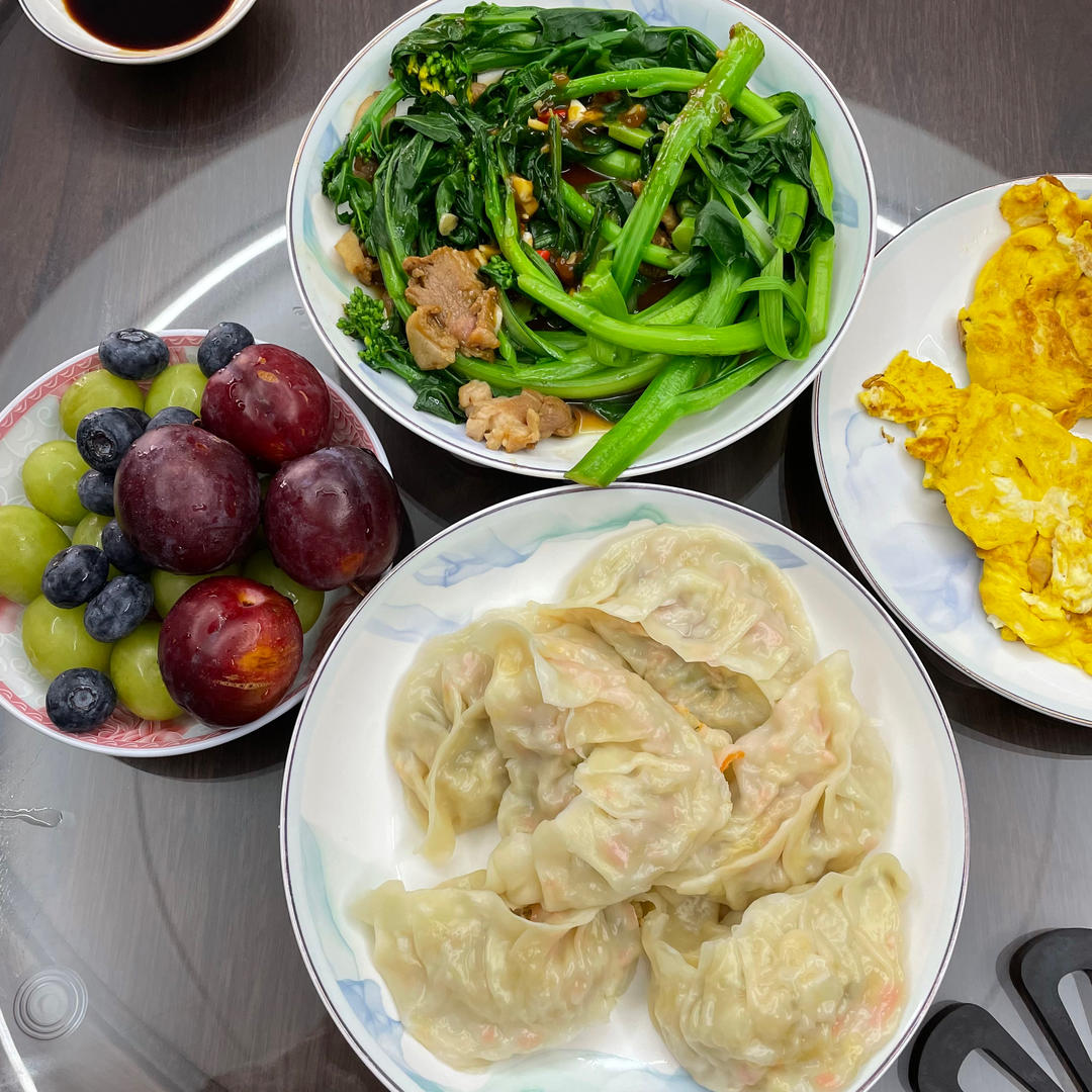 鲜嫩爽脆的蚝油菜心