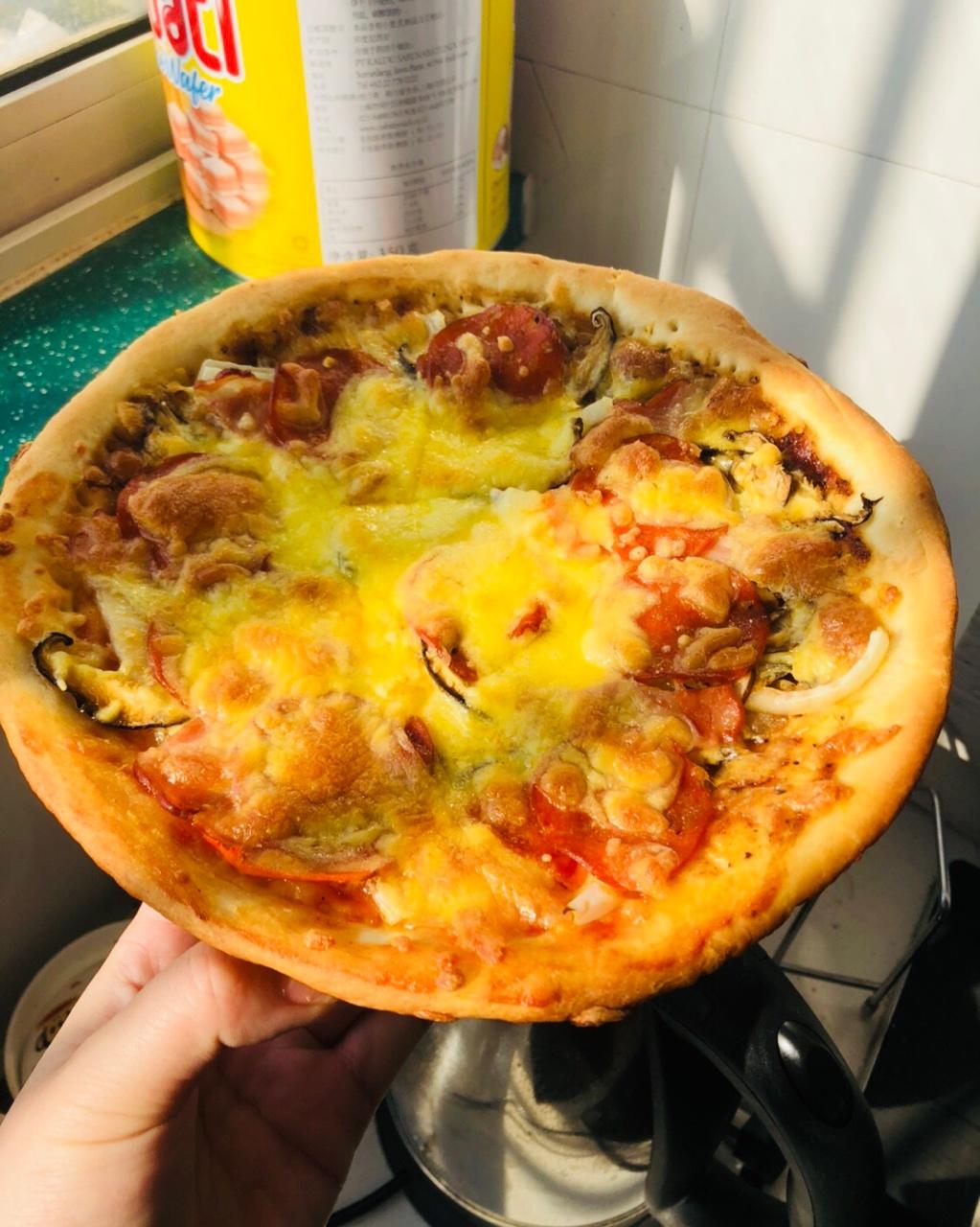 八寸披萨饼皮（四个）制作