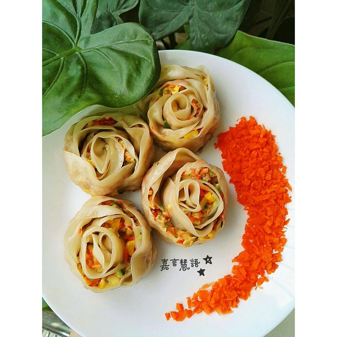 玫瑰花饺子