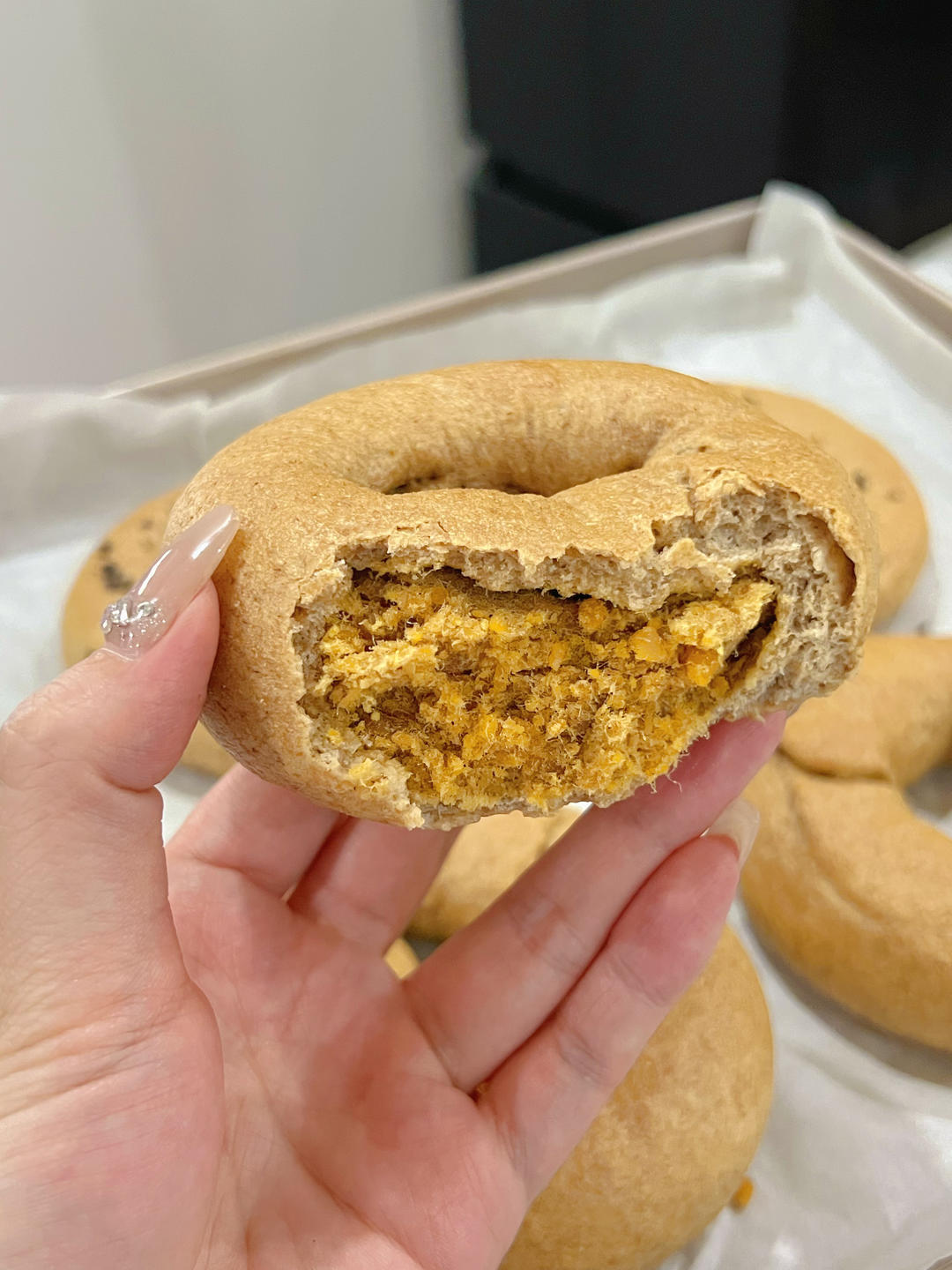 刷脂女孩的100%全麦贝果