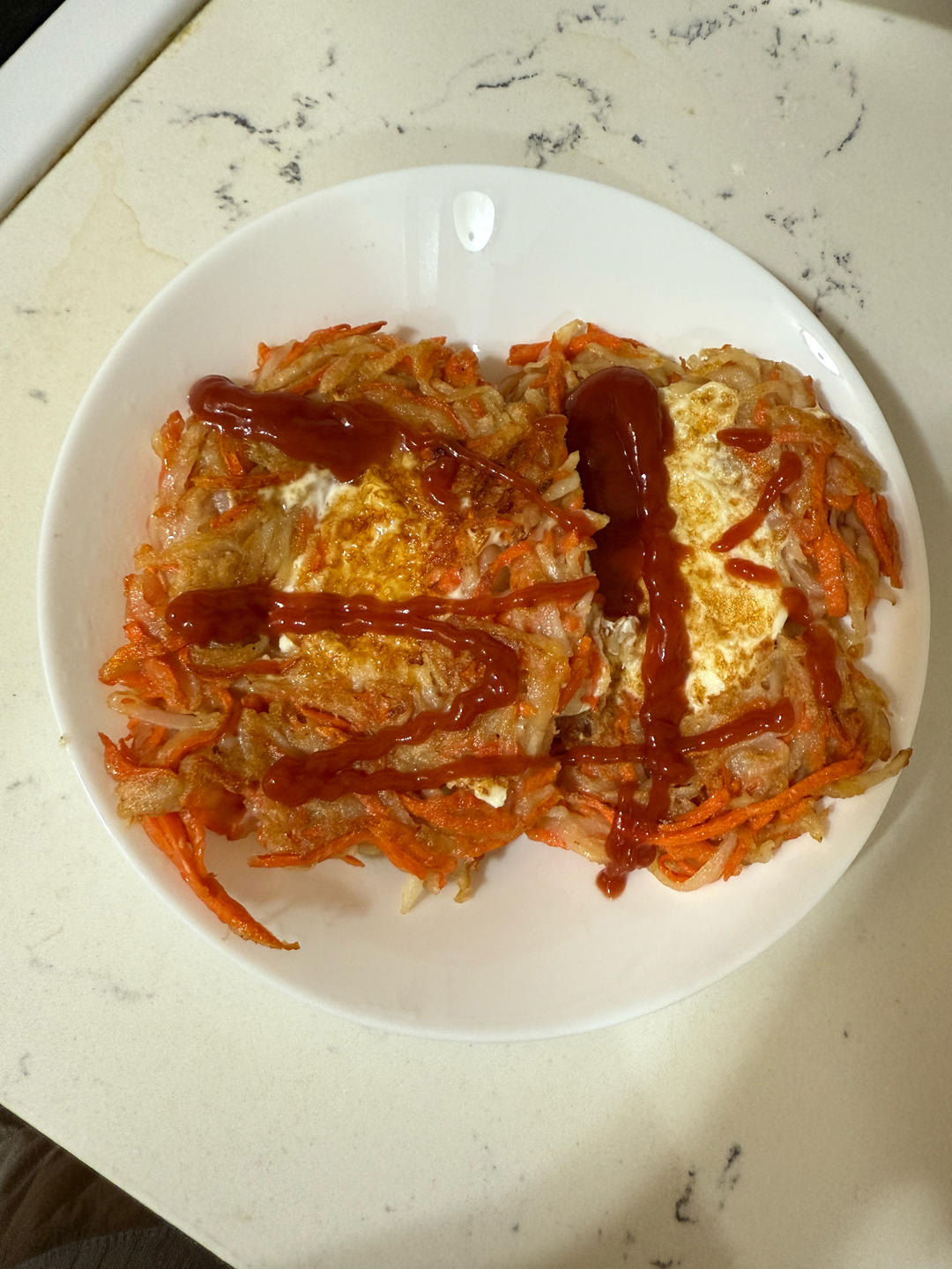 土豆胡萝卜丝鸡蛋饼|10分钟快手营养早餐