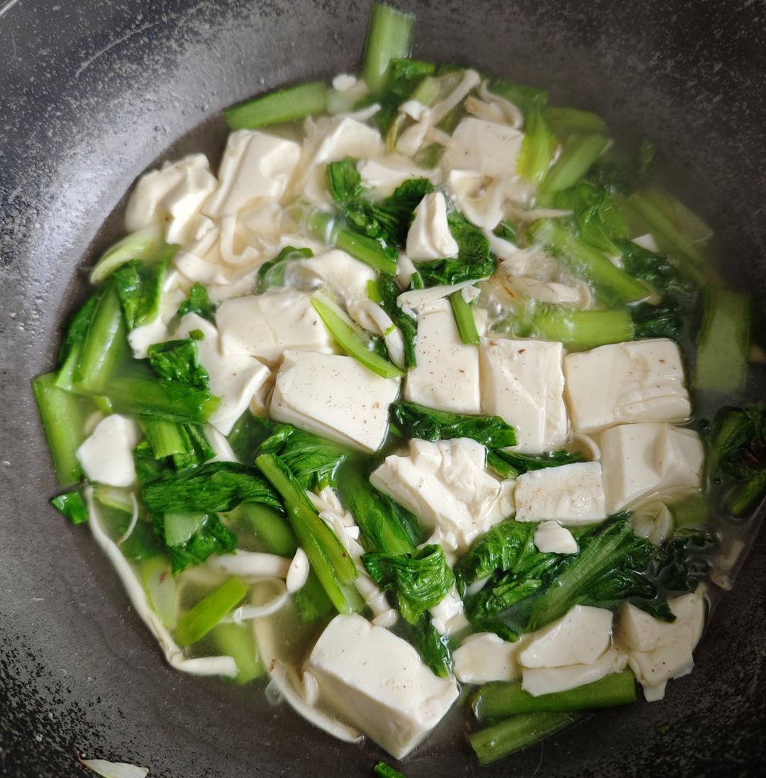 青菜豆腐汤