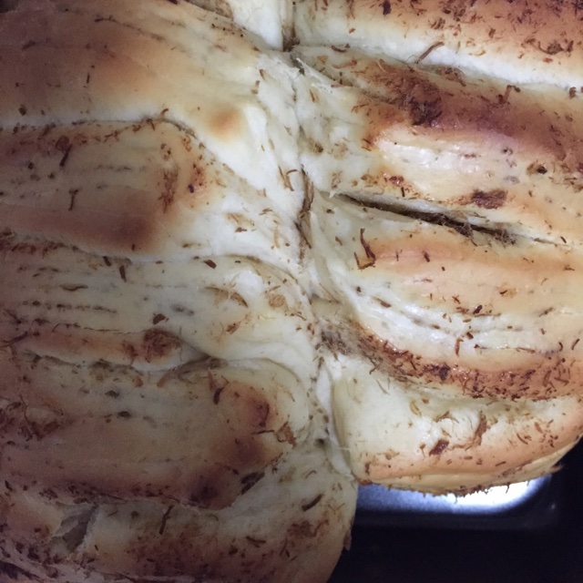 手撕千层肉松面包