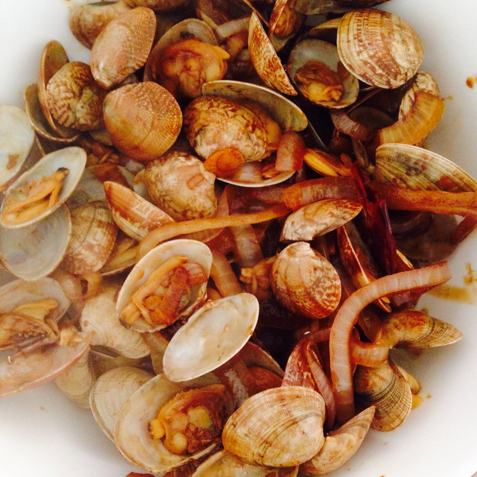 招牌黑胡椒炒花蛤