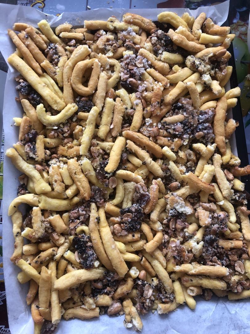 松软的鸡蛋沙琪玛