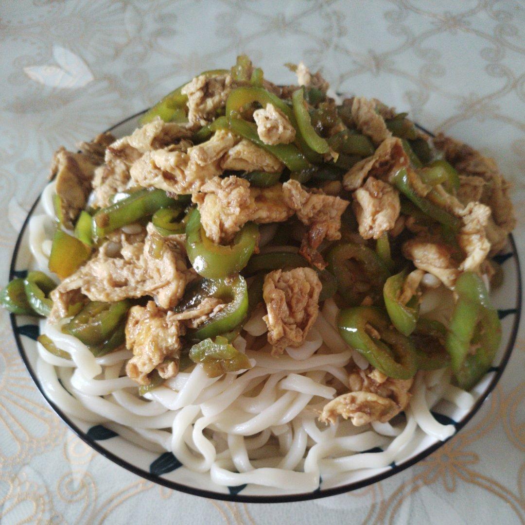 尖椒鸡蛋（拌面）