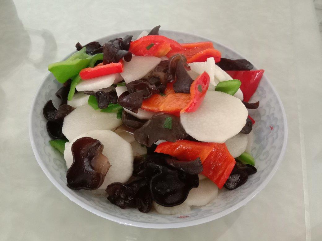 营养低脂～木耳炒山药