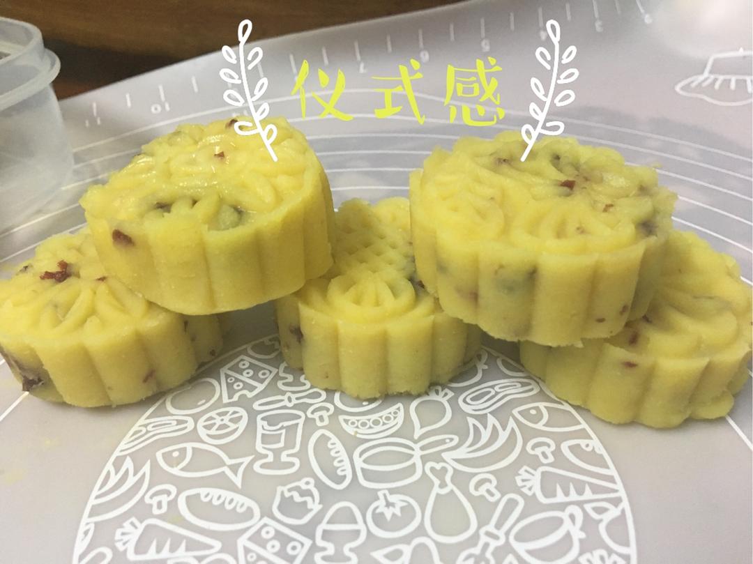 蔓越莓绿豆糕