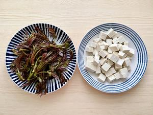 香椿拌豆腐，这才是春天该有的味道的做法 步骤1