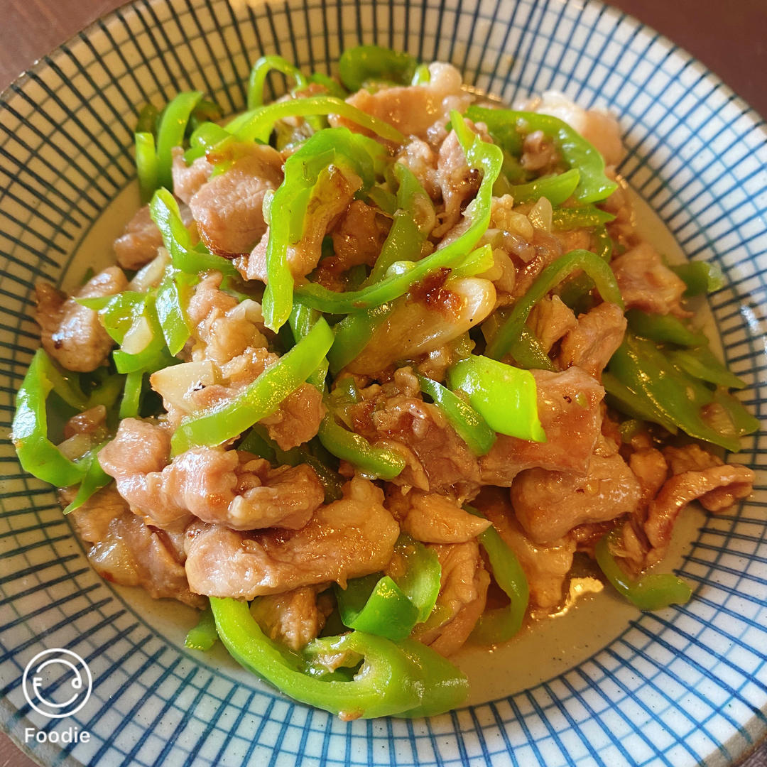 ㊙️超级下饭的青椒炒肉丝❗️吃三碗饭都不够