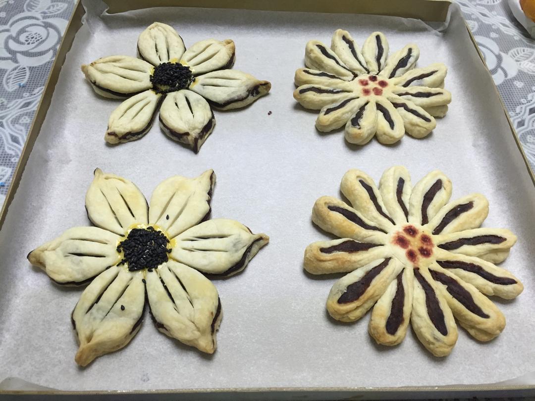 枣花酥，枣泥菊花酥