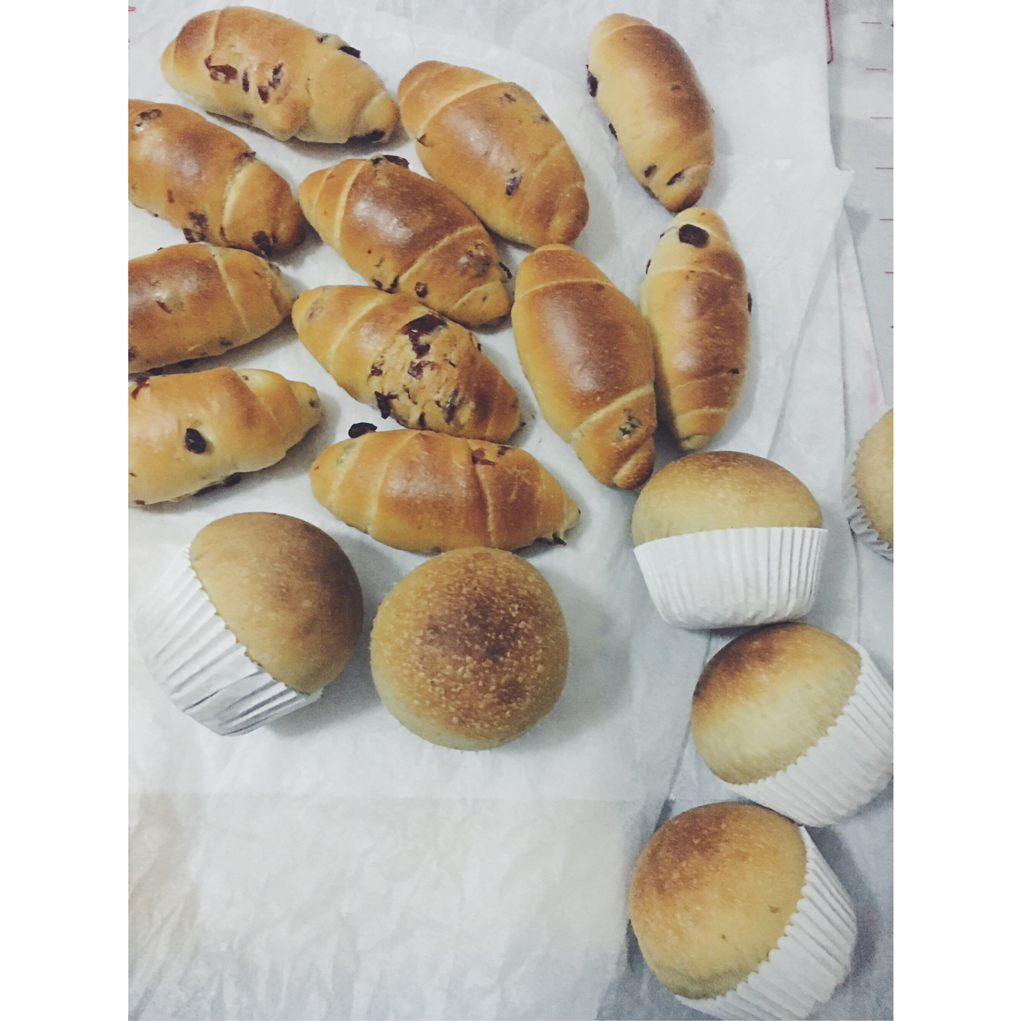 柔软无敌的酸奶蔓越莓面包卷