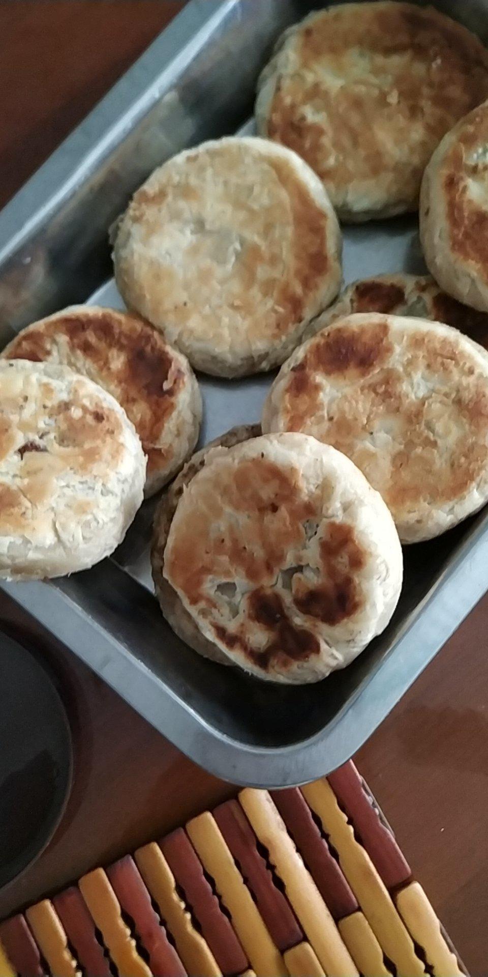 平底锅版红豆酥饼