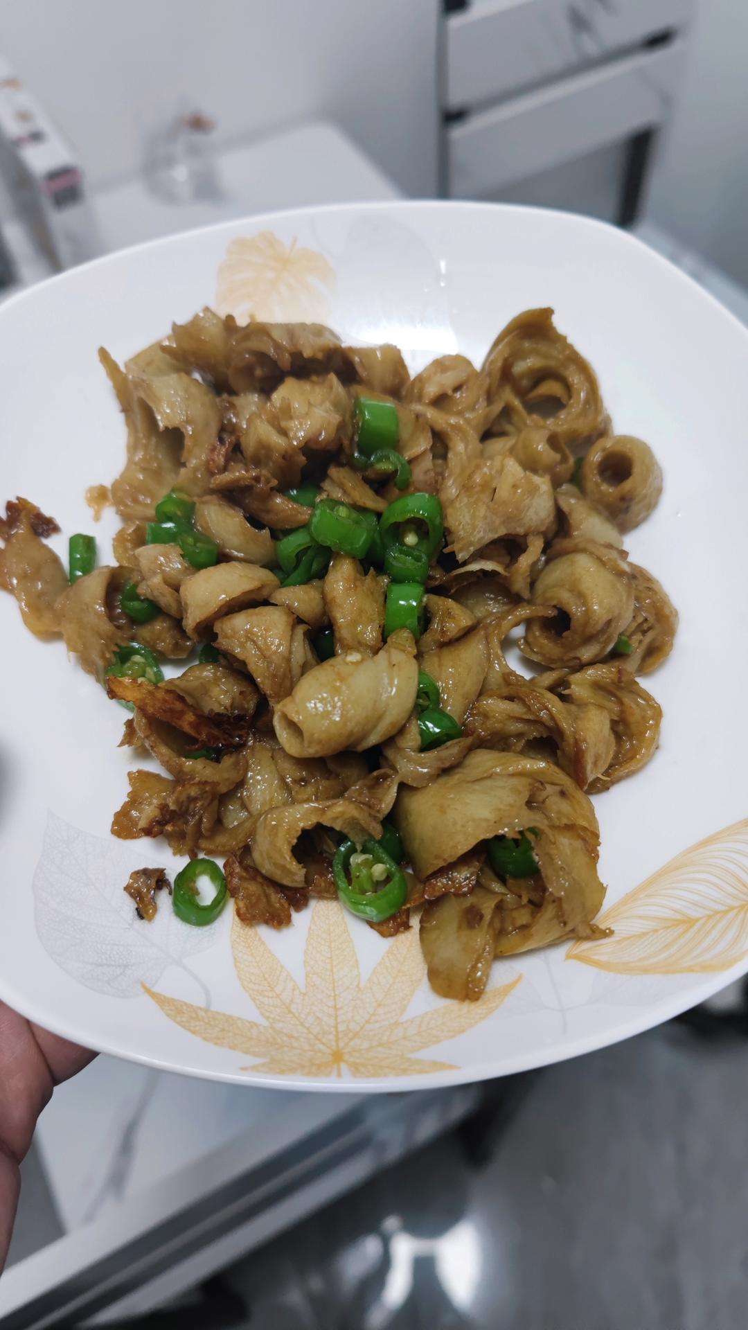 米饭杀手系列之青椒炒面筋