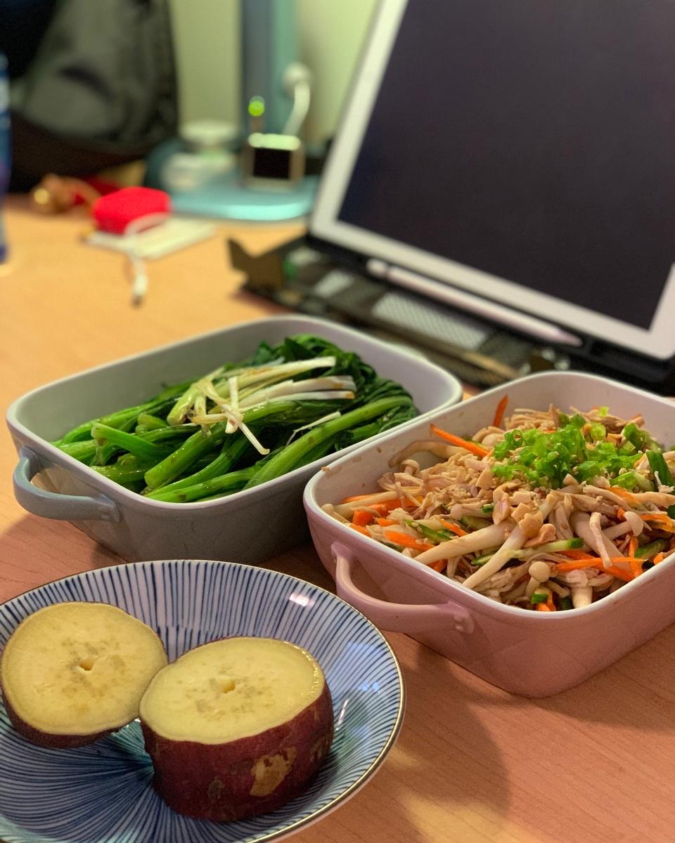 减脂健身｜凉拌手撕鸡丝（香辣&麻油版）