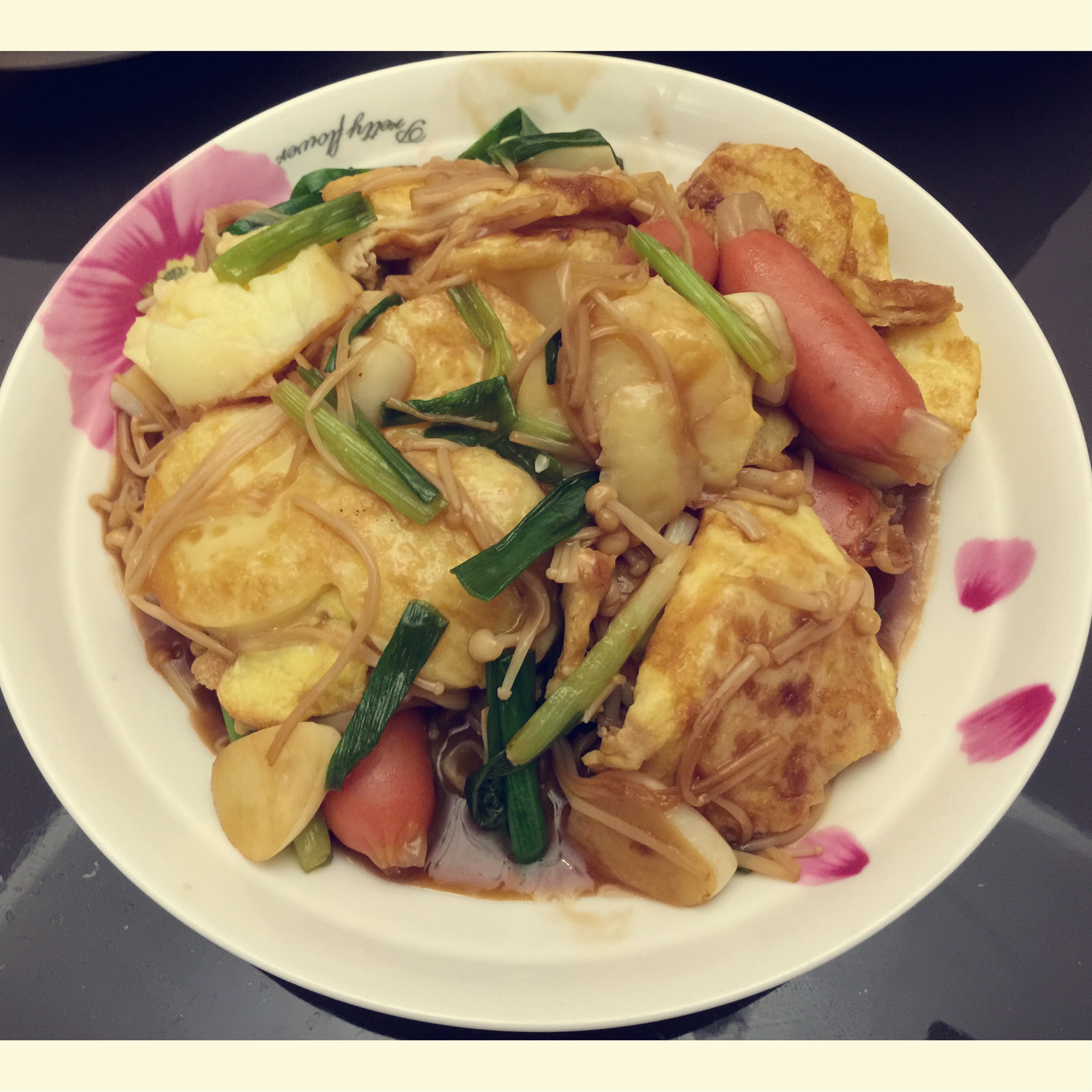 超级下饭菜--金针菇日本豆腐