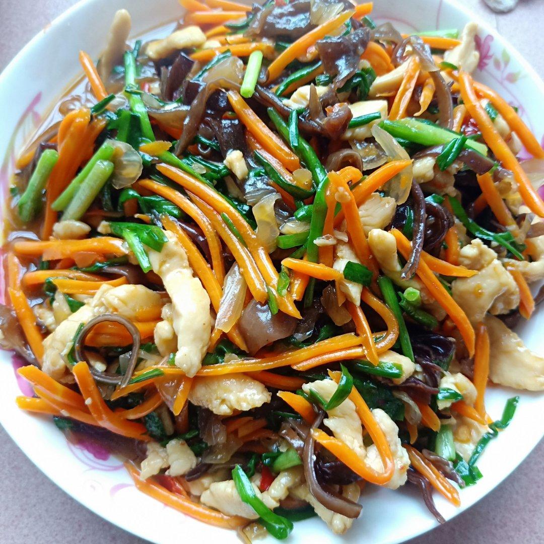 鱼香肉丝（鸡肉版）