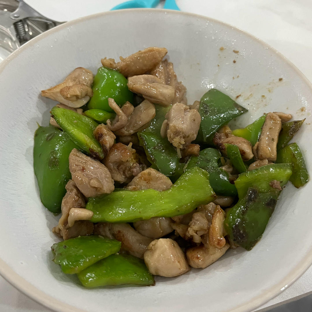 青椒炒鸡腿