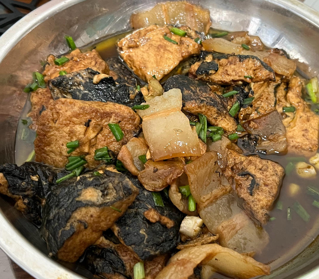 红烧臭豆腐