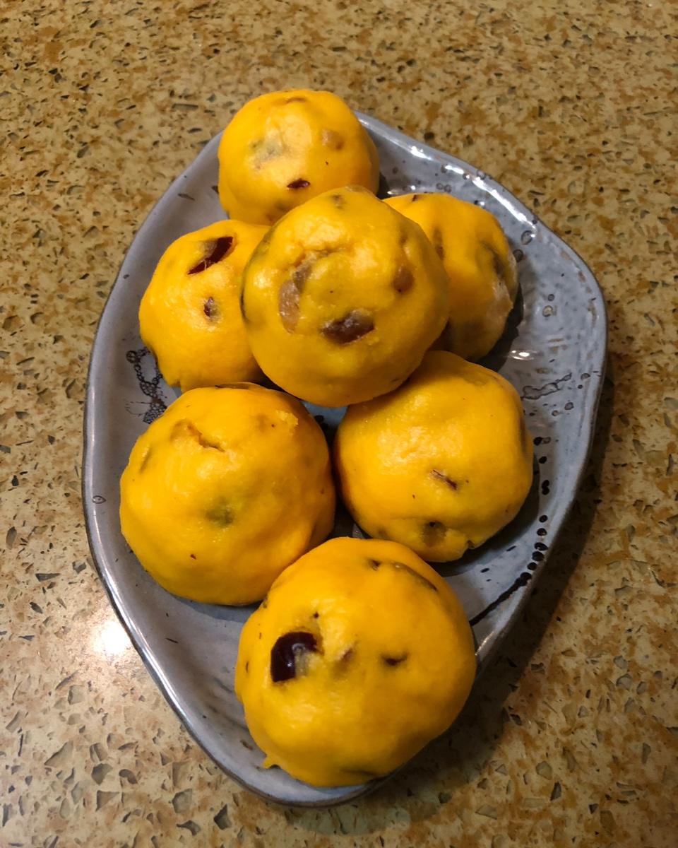 健康粗粮红薯玉米小饼
