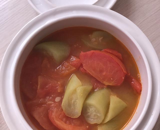 番茄絲瓜湯的做法
