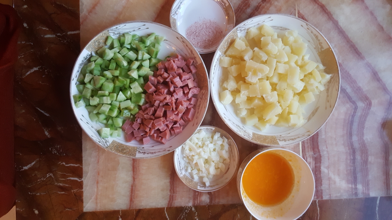 土豆沙拉（自制沙拉酱）的做法 步骤5