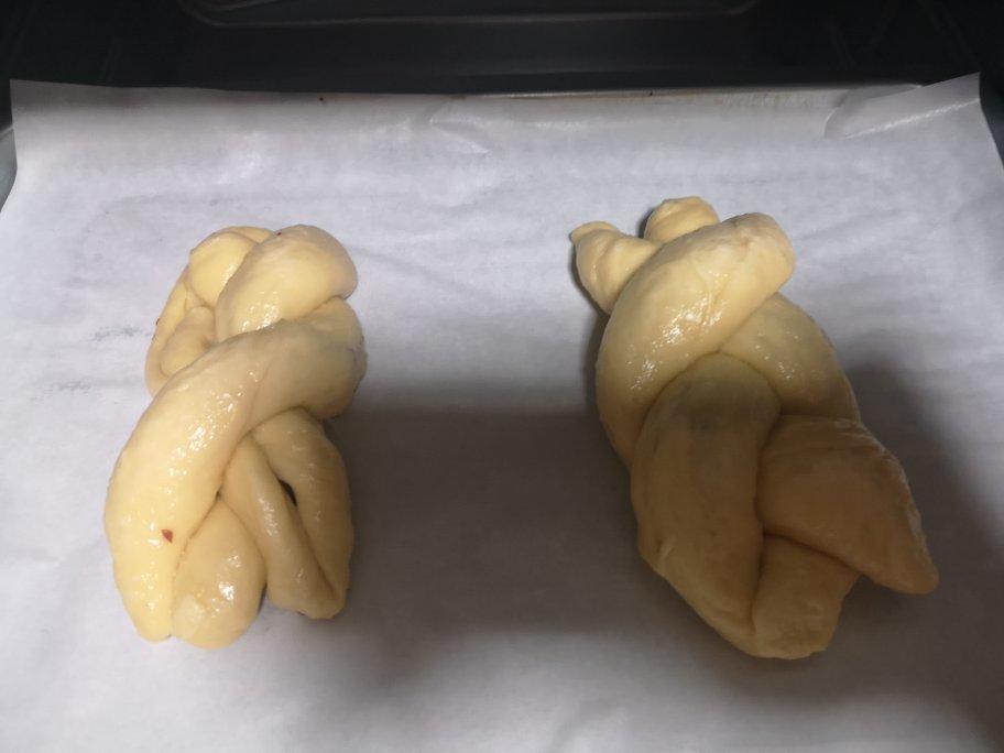 蔓越莓辫子面包