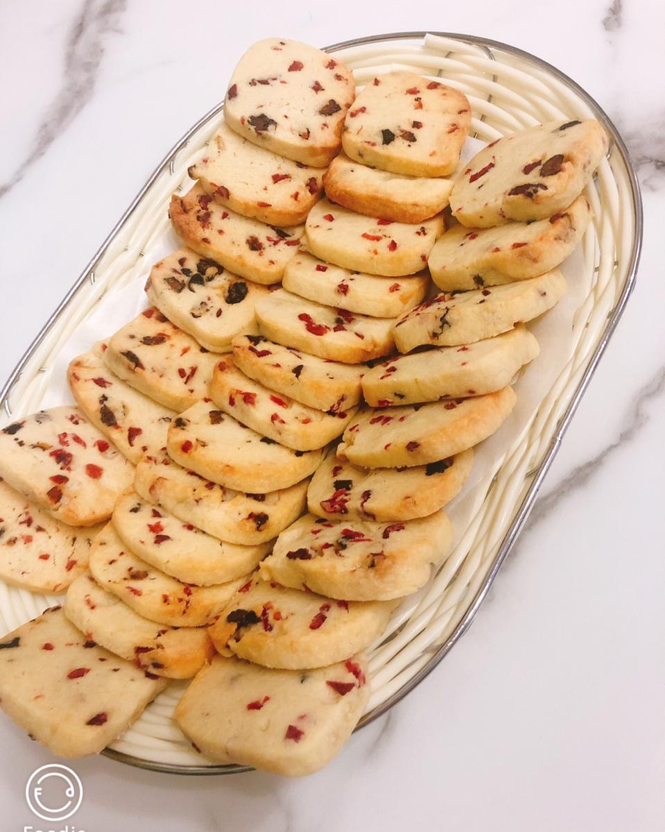 低糖少油版蔓越莓饼干
