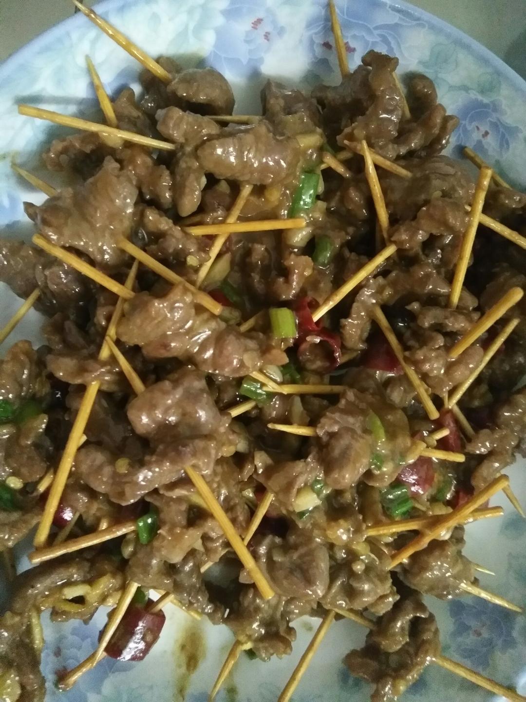 牙签牛肉 道地湖南味