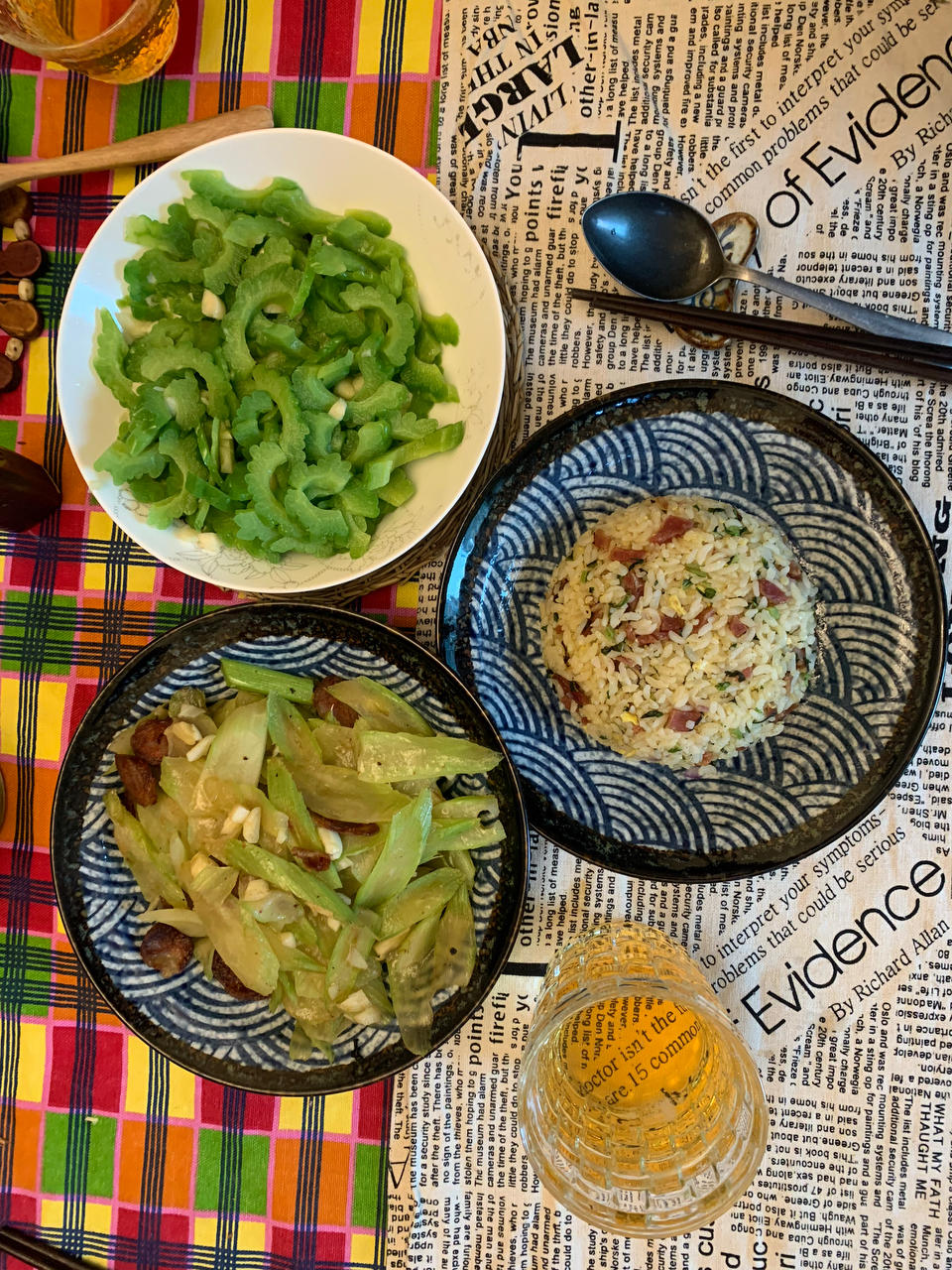 莴苣叶菜饭