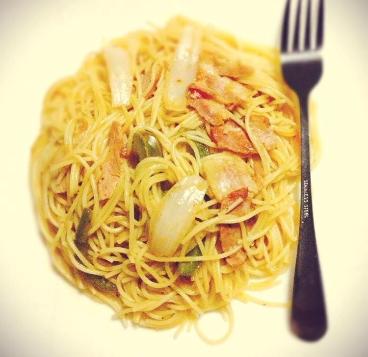 黑胡椒培根意大利面