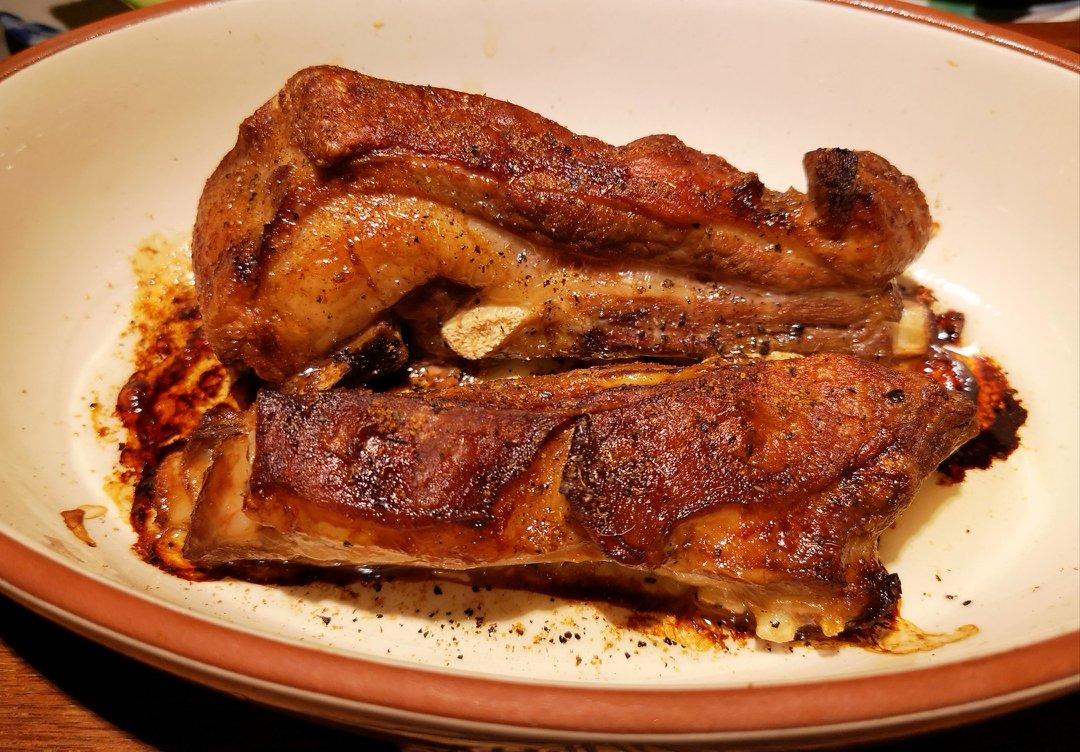 hahapara做的烤箱烤羊排