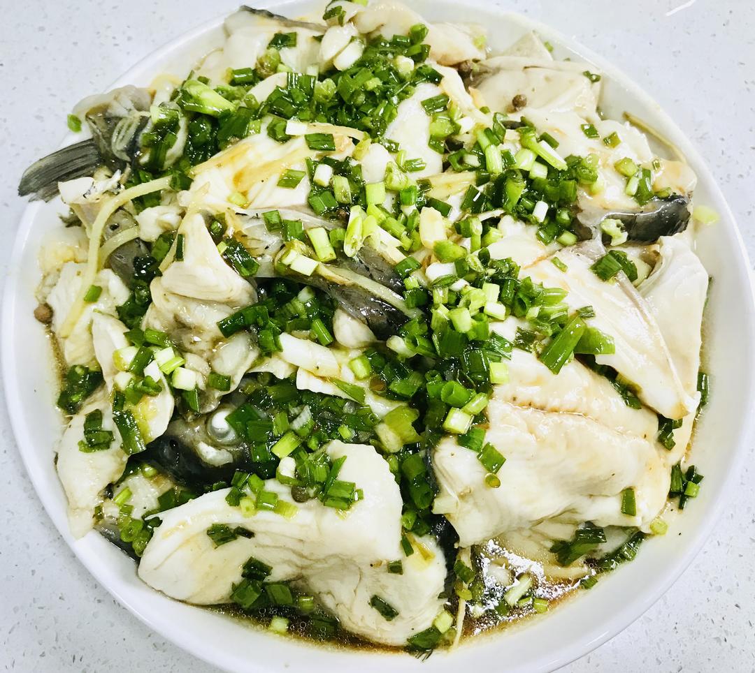葱油清蒸鱼